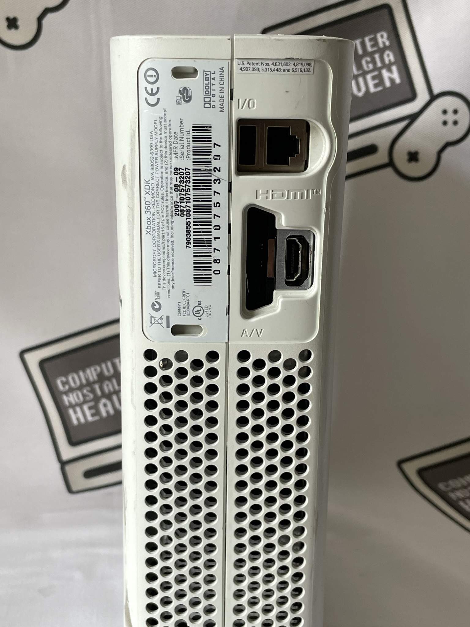 Xbox 360 Zephyr development kit belonging to Nuts magazine