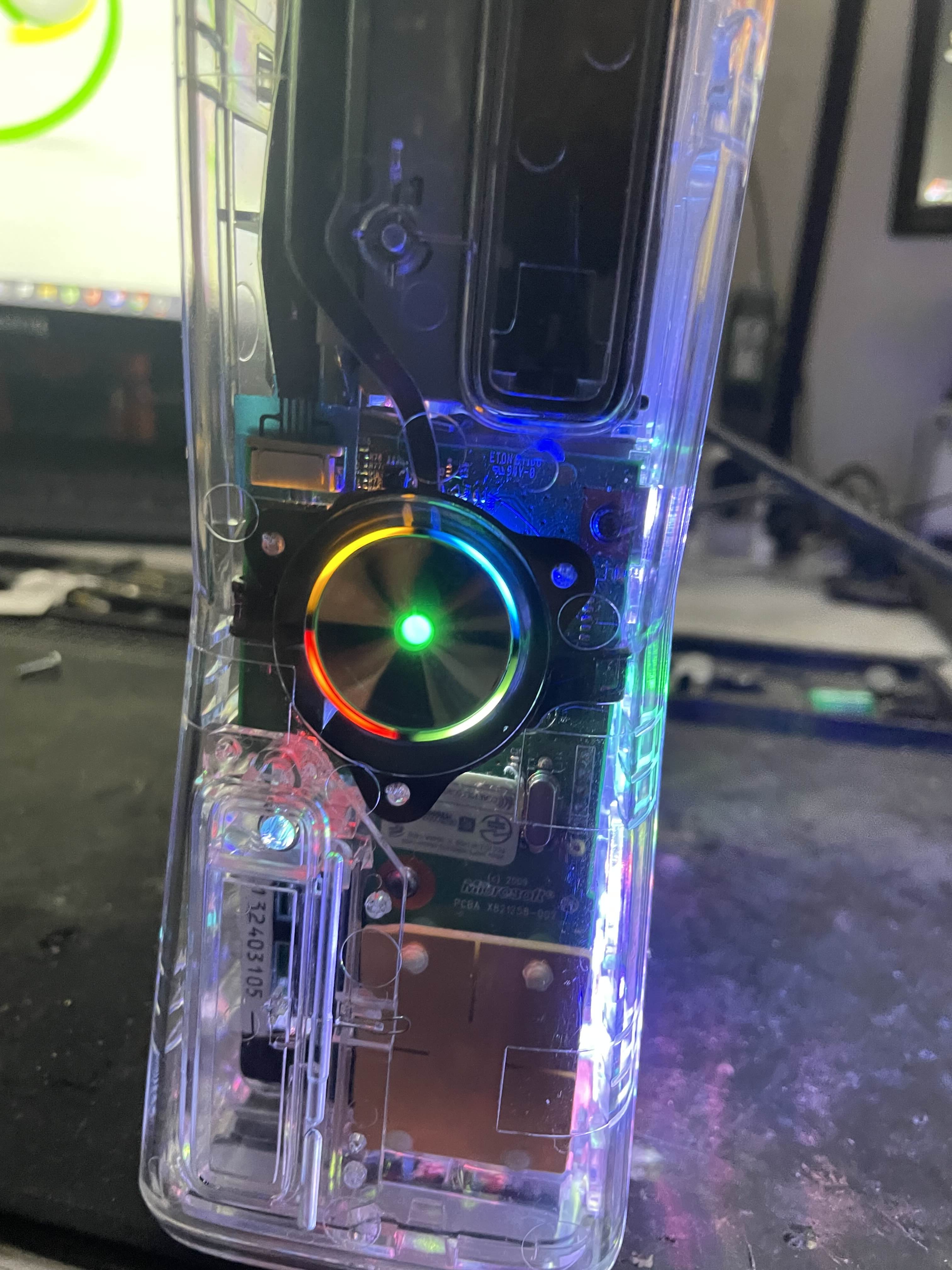 Clear case Xbox 360 slim